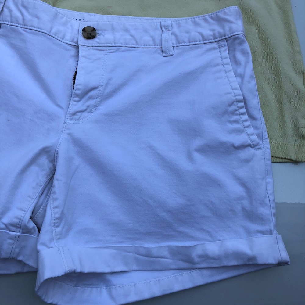 Banana Republic Chino White Shorts